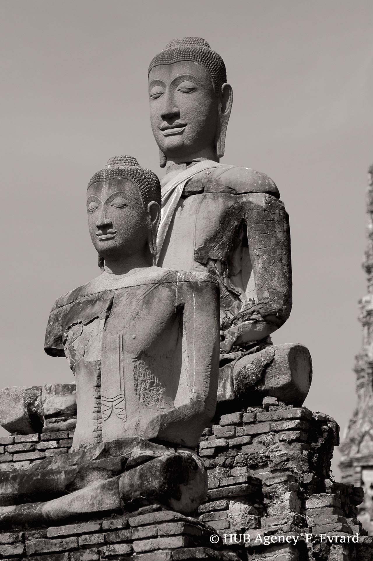 Bouddha assis Ayutthaya