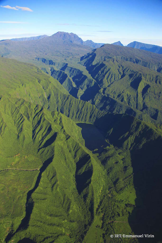 Le grand étang vu du ciel