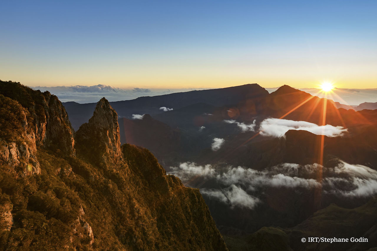 Le piton Maïdo dans l'ouest d l'île