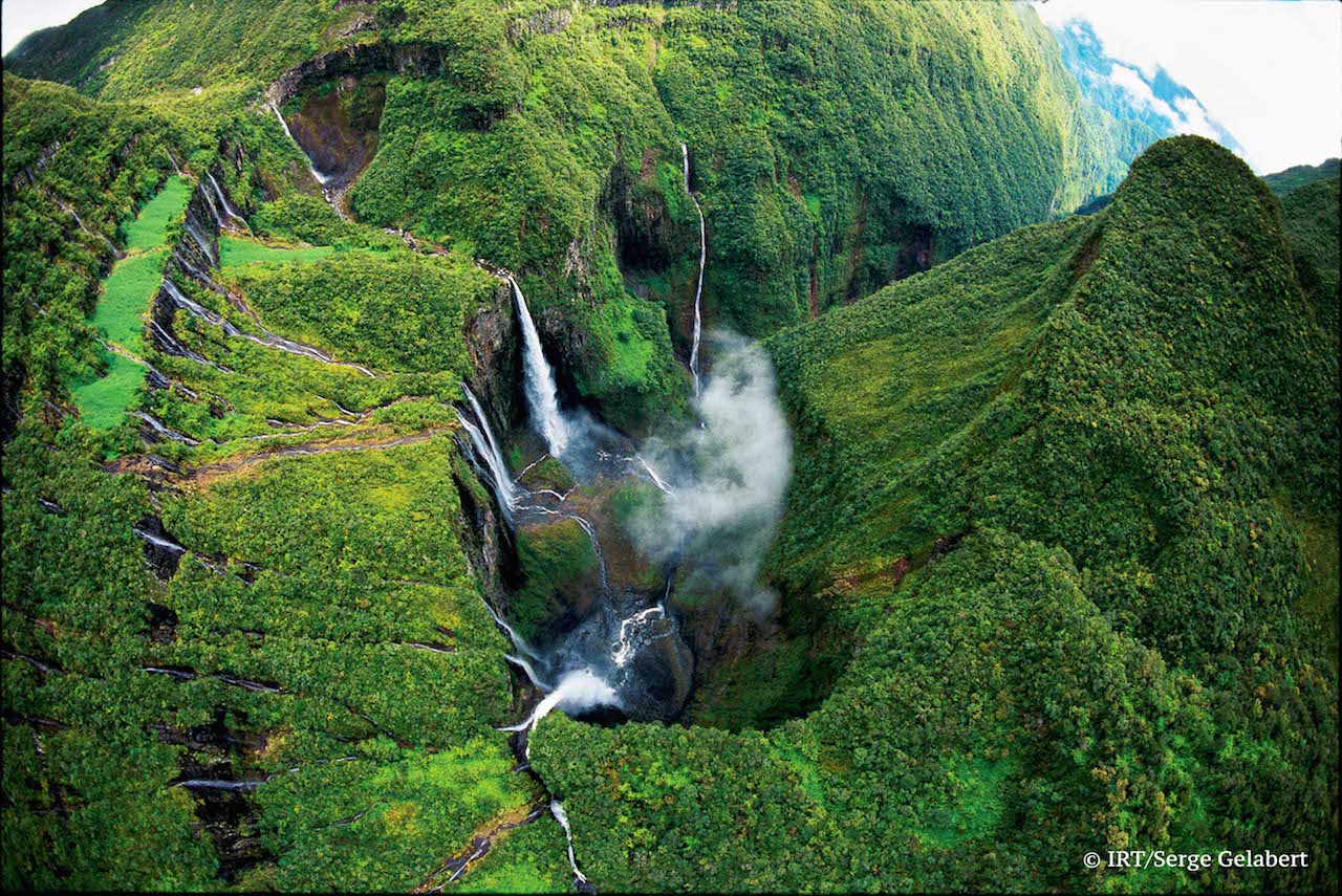 Le trou de Fer vu du ciel