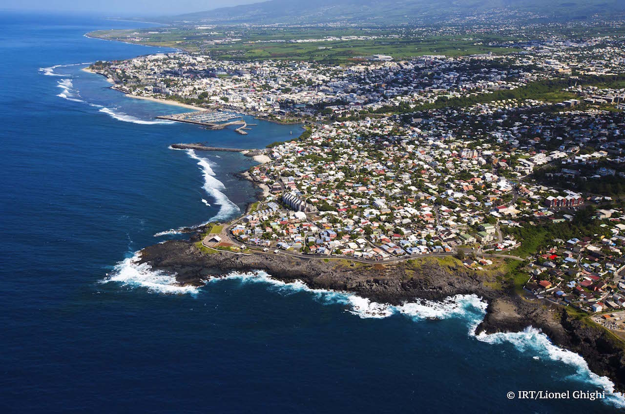 Saint Pierre vu du ciel