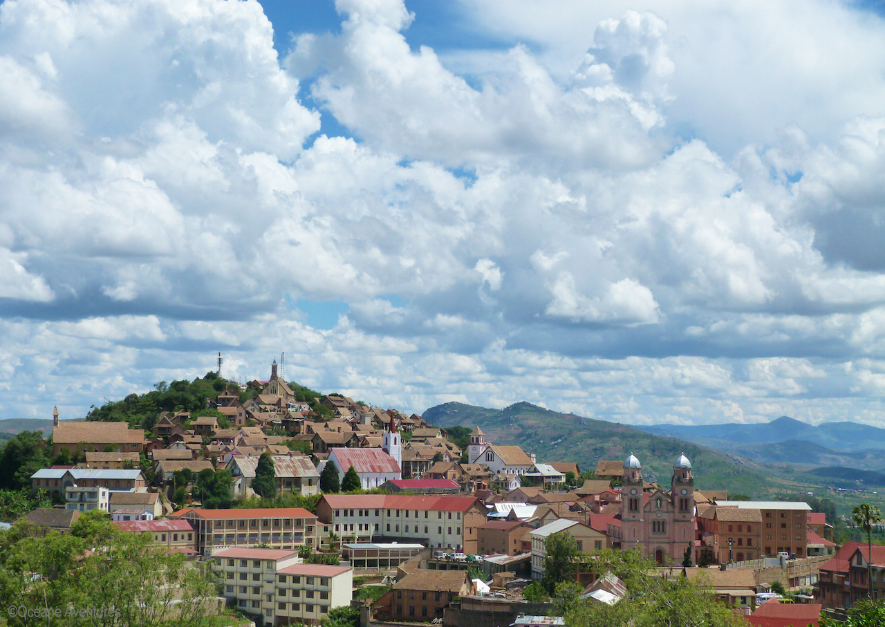 Fianarantsoa au sud de l'île