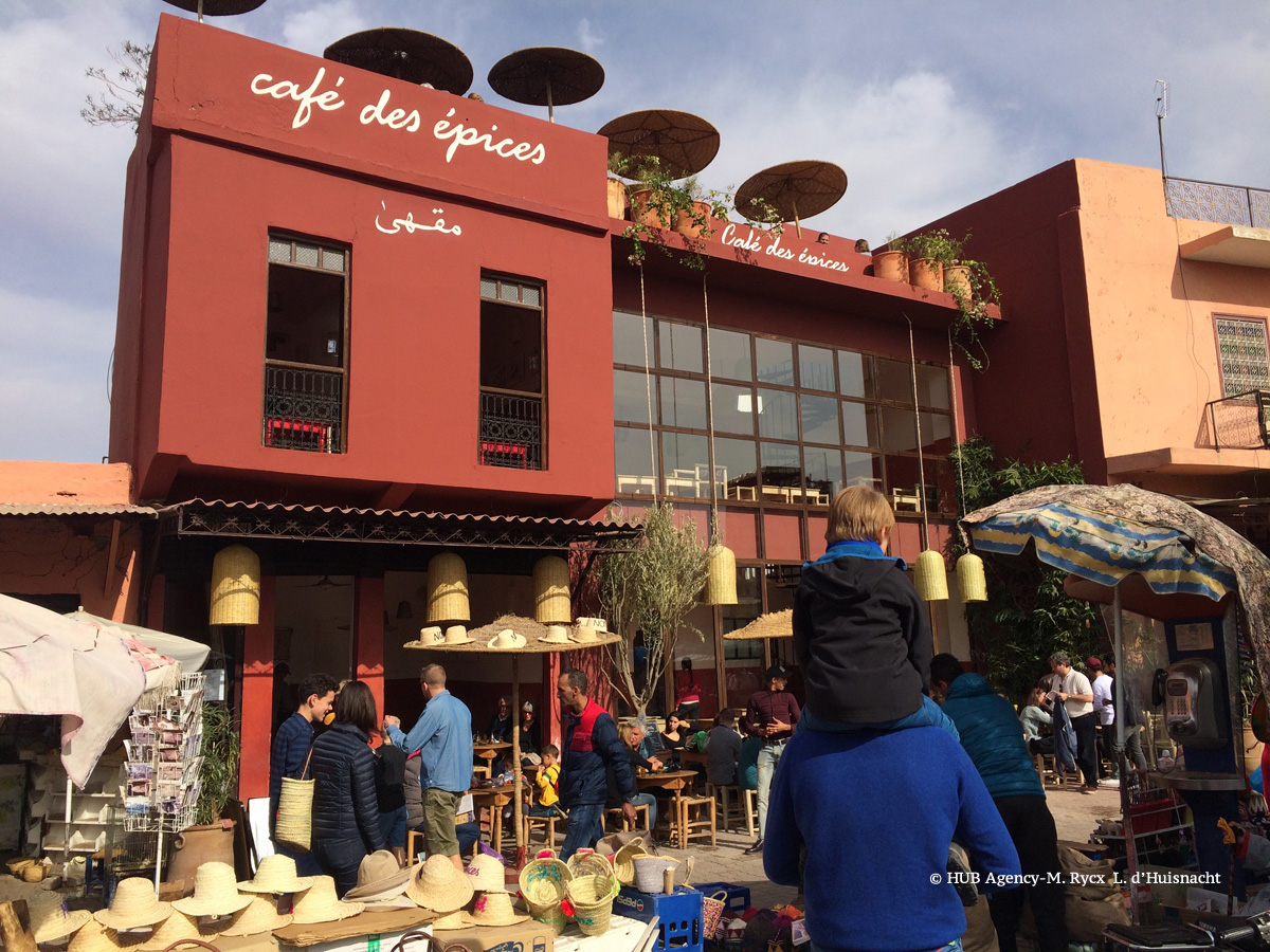 Café des épices à Marrakech