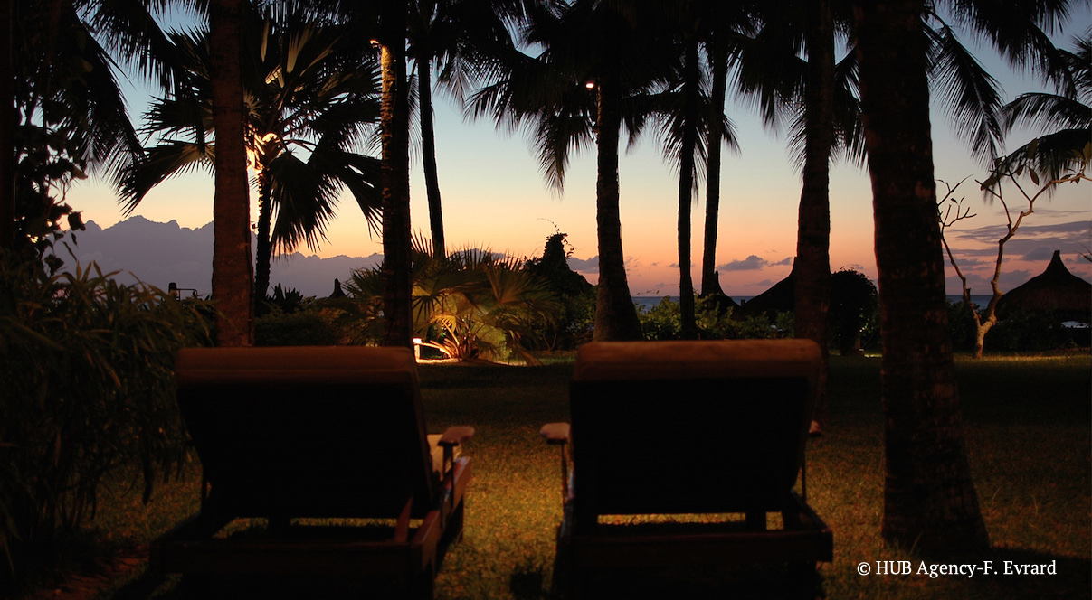 Ile Maurice Royal Palm Beachcomber coucher de soleil lune de miel voyage de noce
