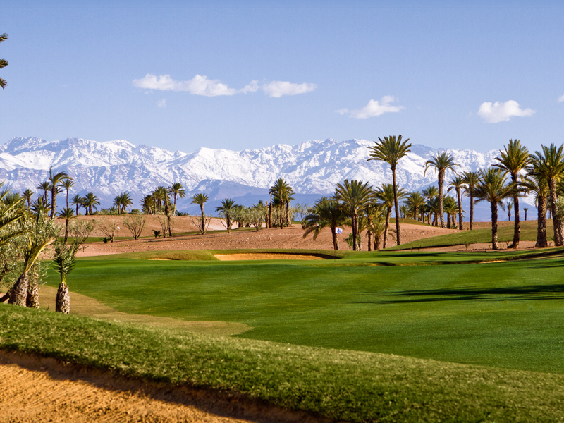 Golf Maroc Atlas Marrakech Assoufid hole 1